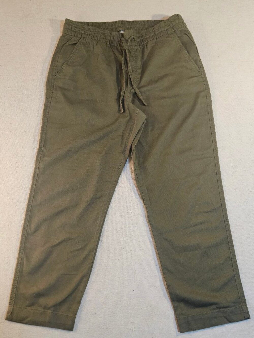 Gap Easy Pant Olive Green Drawstring Pull-On Pants Women's Medium